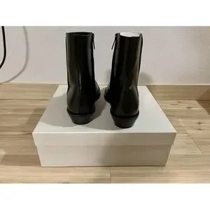 COS | Shoes | Cos Calfskin Leather Zip Chelsea Boot Black 